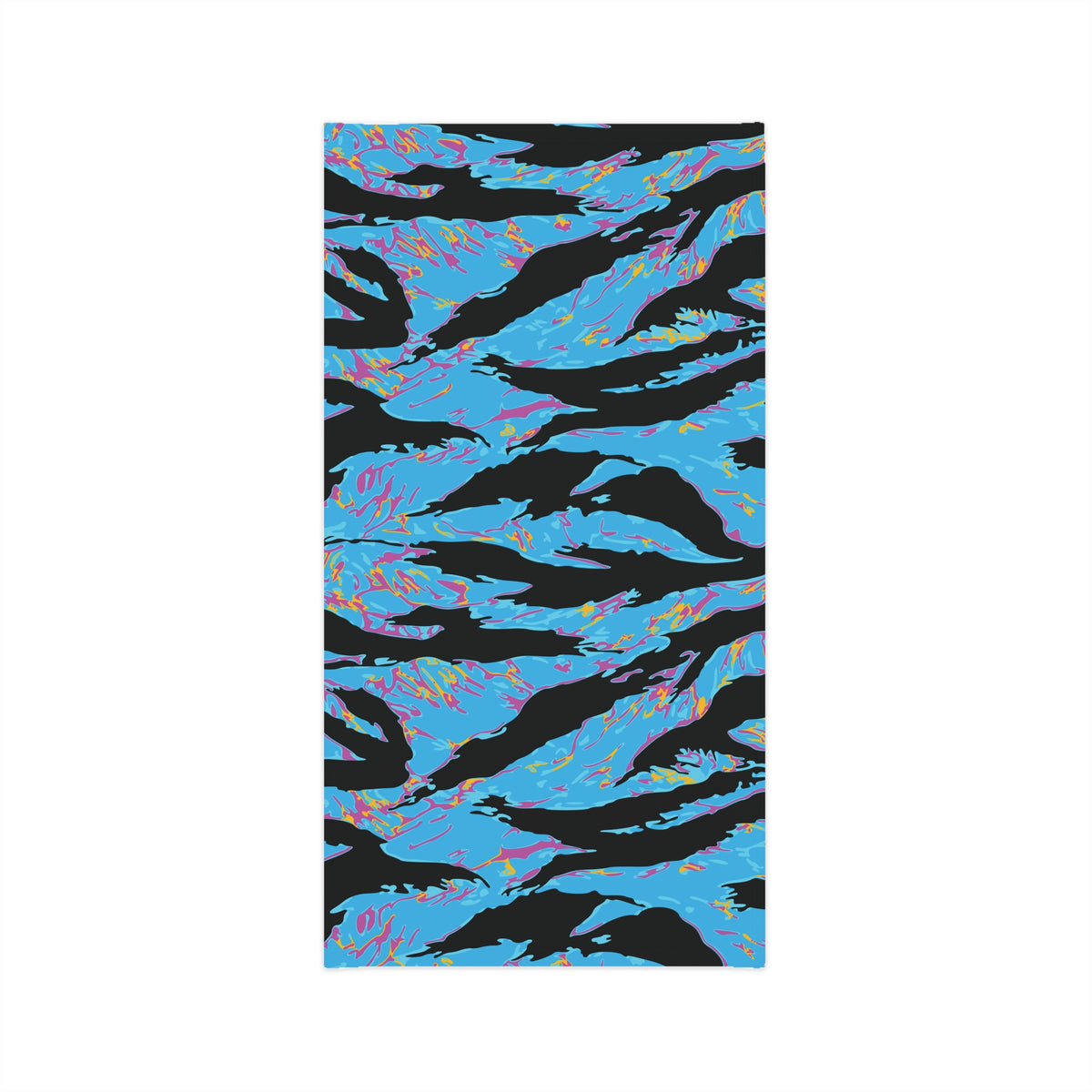 Miami Tiger Stripe lightweight neck gaiter with all-over tiger stripe print, made by Printify.
