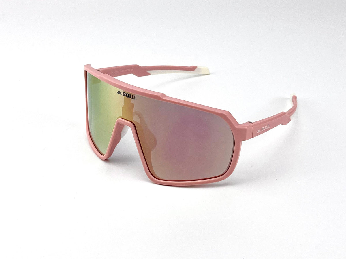 Boldouterwear BOLD Slayers photochromic sunglasses for MTB, ski, and lifestyle, showing the sleek frame and tinted lenses.