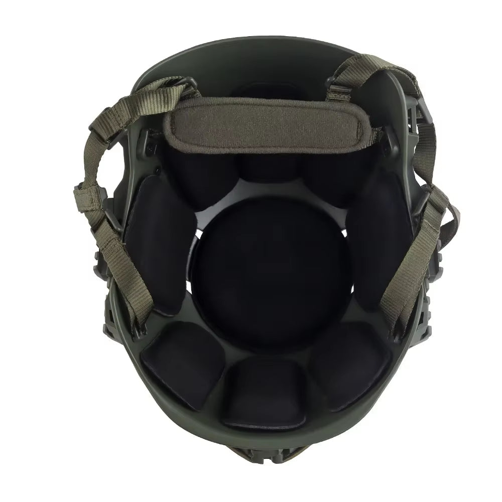 Signal & Steel Tactical Helmet 3.0 lightweight airsoft bump helmet with accessory rails and adjustable straps.